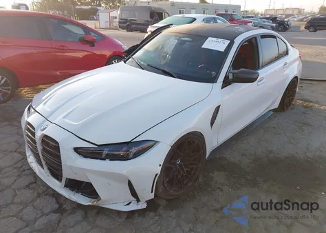 2025 BMW M3 Competition xDrive from USA, damaged, VIN WBS33HJ01SFT93064